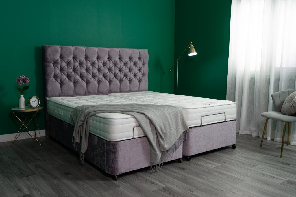 Elite adjustable twin dual bed.